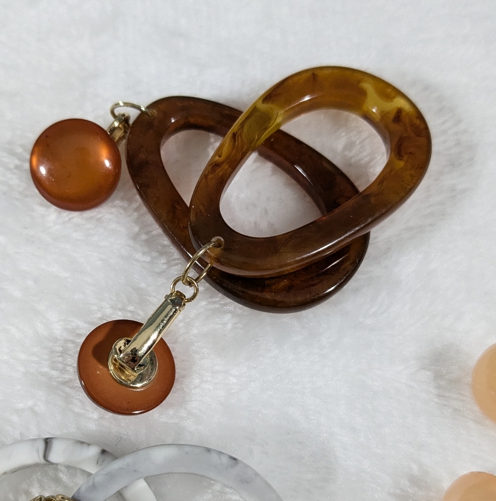 ❤️ Lot of clip on earrings (all 6) - Picture 8 of 16